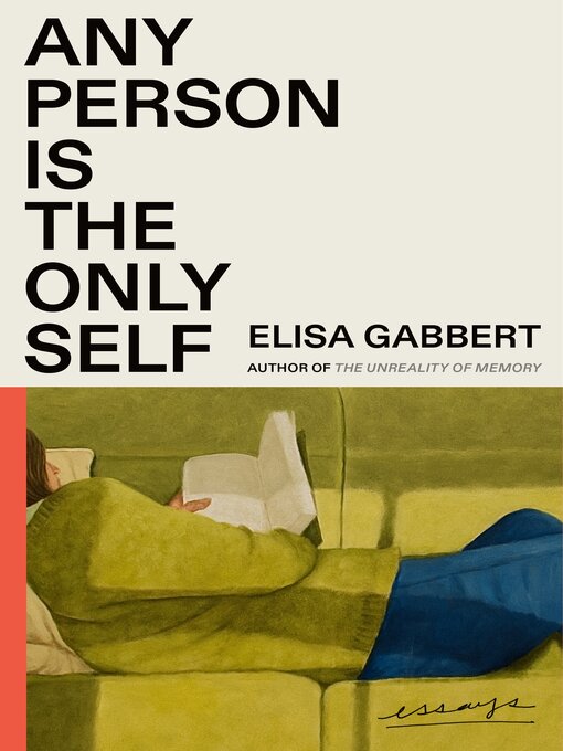 Book jacket for Any person is the only self : essays